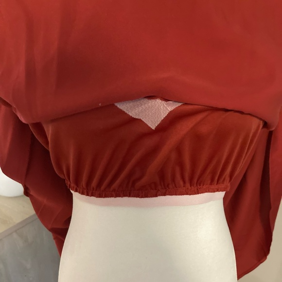 ❌SOLD Nicole Miller New York red Maxi - Picture 6 of 8